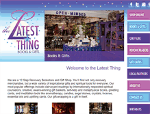 Tablet Screenshot of latestthing.com